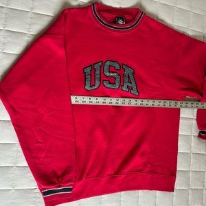 Vintage Olympic Team Embroidered Crewneck Size Large